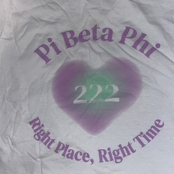 Pi beta phi cropped tee - Picture 2 of 3